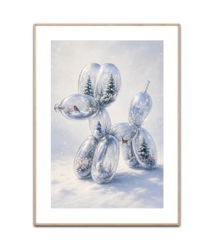 Balloondog Winter, Poster