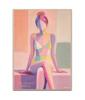 Die sitzende Frau, Poster