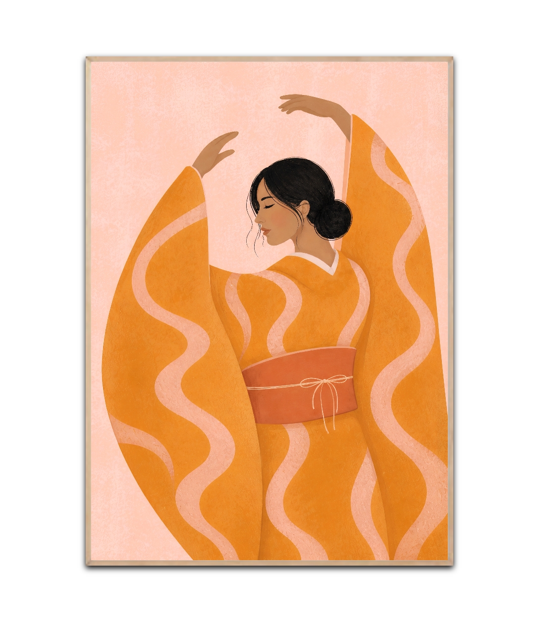 Frau in Orange, Poster